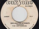 Roots Reggae 45 - Abyssinians - Declaration Of Rights - Coxsone - mp3