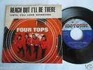 FOUR TOPS Reach Out I'll Be There STONE MINT 45 with PICTURE SLEEVE
