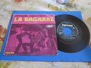 EP JOHNNY HALLYDAY PHILIPS 432852  LA BAGARRE POCHETTE GRANULEE ROSE RARE