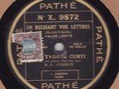 Pathé X 9872 Yvonne Curti solo violon : Tes yeux / En relisant vos lettres Ex