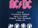 AC/DC Coachella or bust live 2015 2 Picture Vinyl LP test pressing rare