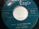 Tommy Hammond TEXAS R&B POPCORN 45 Devil On My Shoulder on Golden Eagle HEAR