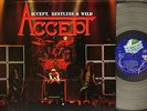 ACCEPT accept restless and wild HMI LP 6 clear vinyl uk with inner LP PS EX/EX