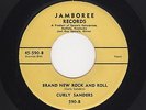 STARDAY Custom Wild Rockabilly CURLY SANDERS Brand New Rock & Roll JAMBOREE HEAR