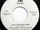 RONNIE JONES & THE CLASSMATES 45 Little Girl Next Door END promo DOO WOP e302