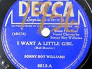 SONNY BOY WILLIAMS 78 I Want a Little Girl 1940 Blues 10