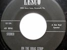 HOT ROD SOUND EFFECTS 45 On The Drag Strip LESCO 1960's w2832