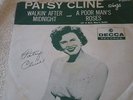 Rare- Patsy Cline  Walkin' After Midnight - Decca 45 w/original sleeve & picture