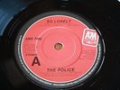 The Police - UK RED paper label / RARE / SO LONELY AMS 7402