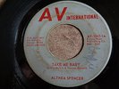 Texas Sister Soul Funk 45  Althea Spencer on AV International. HEAR