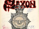 SAXON strong arm of the law CAL 120 fully signed A1/B1 1st uk press LP PS EX/EX-