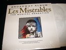 LES MISERABLES  BROADWAY ALBUM  2XLp VINYL  Canada Pressing  GEFFEN GHS 24151