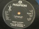 paul McCartney stevie wonder ebony & ivory 1982 uk promo only  7