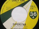 SUPERSTAR Crazy girl /Pulsation Three Ex to NM- CANADA 1977 DISCO BOOGIE FUNK 45
