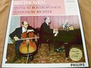 Beethoven Cello Sonatas Philips 835 182/83 AY Rostropovich Richter 2 Lp Stereo