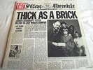 JETHRO TULL   THICK AS A BRICK ** 1972 UK 1st CHRYSALIS LP NEWSPAPER SLV. ISLAND