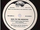 RCA 78rpm Record 20-4398 Hal Kemp Hail To the Redskins NFL Football