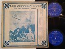 Led Zeppelin Live on Blueberry Hill 2 LP RARE Not TMOQ Del-Pez Records Very Good