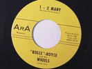 ROLLS ROYCE & WHEELS: 1-2 Many / Above And Beyond 45 rare Funk
