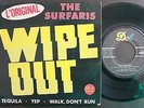 THE SURFARIS EP MADE IN FRANCE 45 PS 7 * WIPE OUT * DOT RECORDS VDEP 34019