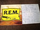 R.E.M- OUT OF TIME - LP -1st GERMAN PRESS –EX-1991 –INNER- ROCK CLASSIC –