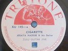 SOUTH AFRICA 78 RPM JOSAYA HADEBE CIGARETTE TRUTONE 145 BLUES GUITAR JIVE LISTEN