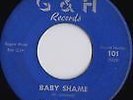 RARE Rockabilly 45 Clyde Stacy Baby Shame  You Want Love ON G&H