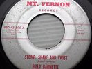 BILLY BARNETTE & Searchers STAMP SHAKE & TWIST Rockabilly 45 b/w Doowop e15 HEAR