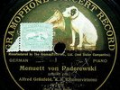 ALFRED GRüNFELD PIANO   Grünfeld,Colobri-Polka/Paderewski,Menuett    CRG 45562/3
