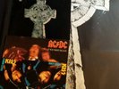 3 x Vinyl ACDC Blood KISS Crazy nights BLACK SABBATH Headless cross mit Poster
