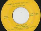 RARE ORIG NORTHERN SOUL FUNK 45 - BIL MORGAN - I GOT A RIGHT TO BE ME - PRIVATE