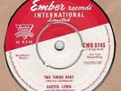 TEEN JOE MEEK RGM CARTER, LEWIS and THE SOUTHERNERS – TWO TIMING BABY on EMBER