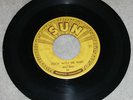BILLY RILEY-50's Rockabilly 45rpm-SUN LBL #245-ROCK WITH ME BABY/TROUBLE BOUND