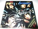 Kiss Crazy Nights autograph RARE + Poster LP Vinyl 7