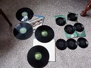 Beatles Singles and LP collection. 7 Singles and 2 Double LP's