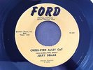 JERRY DEMAR CROSS-EYED ALLEY CAT M- ORIGINAL  RARE ROCKABILLY 45 FORD LABEL