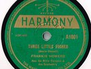  FRANKIE HOWERD 78 - THREE LITTLE FISHES - I'M NOBODYS BABY - EX COND