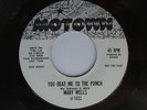 1962 Soul 45 MARY WELLS You Beat Me To the Punch  MOTOWN white label dj promo