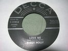 BUDDY HOLLY - Love Me/Blue Days Black Nights - 50's ROCKABILLY - RARE