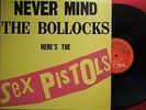 LP SEX PISTOLS Never mind the Bollocks LP ARGENTINA 1986 Virgin TLP-60169 RARE