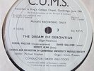 ELGAR GERONTIUS 2-LP PRIVATE RECORDING CAMBRIDGE UNIVERSITY WILLCOCKS (1961)