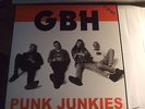 GBH PunkJunkies 2LP  black vinyl NM antisociety charged english dogs discharge