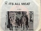GARAGE PSYCH It's All Meat IF ONLY Columbia 45 rare Canadian w/ picture sleeve