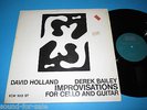 David Holland & Derek Bailey / Improvisations For Cello And Guitar - ECM LP