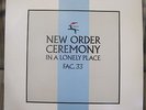 New Order  Ceremony/In A Lonely Place  Rare 12 inch single JOY DIVISION