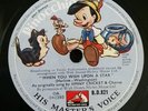 RARE.  HMV BD 821  WALT DISNEYS PINOCCHIO JIMINY CRICKET WHEN YOU WISH   -78rpm