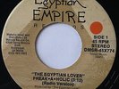 THE EGYPTIAN LOVER Freak-A-Holic EGYPTIAN EMPIRE DMSR-45X774 RARE HIP HOP 45
