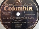 PIGMEAT PETE & CATJUICE CHARLIE COLUMBIA 14485 BLUES 78 RPM RECORD E-