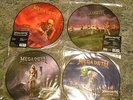 Megadeth Picture Disc set of 4 Peace Sells,Countdown,Youth,Rust Vinyl LP records