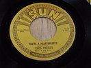 Sun Records 215 Elvis Presley Milkcow Blues Boogie/ You’re A Heartbreaker 45RPM